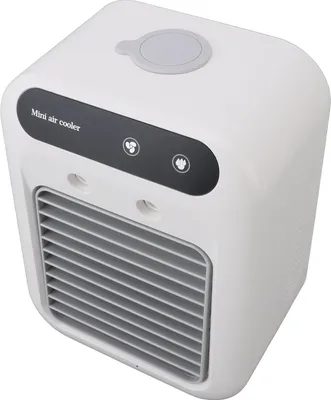 Zdjęcie produktu dla Przenośny klimatyzator - wydajny mini klimatyzator ze zbiornikiem na wodę o pojemności 500 ml i chłodzeniem natryskowym do pomieszczeń, biur, kempingów i samochodów