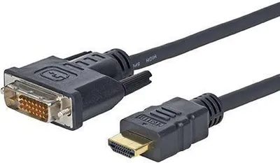 Produktbild von Vivolink PROHDMIDVI10, 10 m, HDMI Typ A (Standard), DVI-D, Stecker, Stecker, Gerade