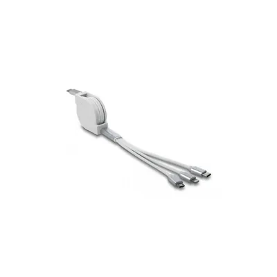 Immagine prodotto di DELOCK USB Type-C 3 in 1 Aufrollladekabel weiß