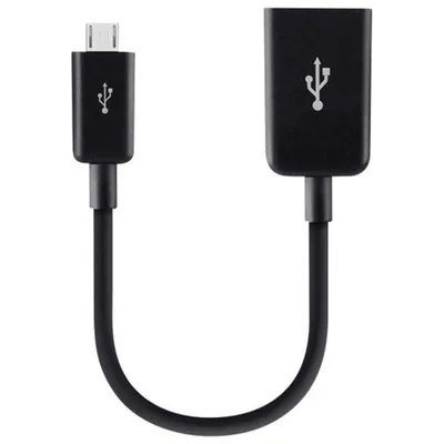 Zdjęcie produktu dla Belkin Micro-USB - USB A M/F, Micro-USB A, USB A, USB 2.0, Męska/Żeńska, Czarny