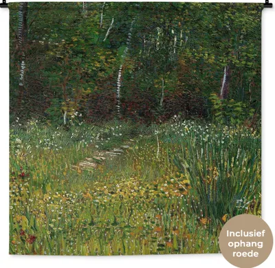 Produktbild von MuchoWow® Wandteppich Wandbehang Asnières - Vincent van Gogh 150x150 cm Tapisserie Dekoration Wandtuch - Wohnaccessoires - Modernes