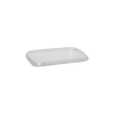 Produktbild von 1000 Papstar Deckel für Verpackungsbecher, PP eckig 0,6 cm x 8,1 cm x 10,8 cm transparent 82049