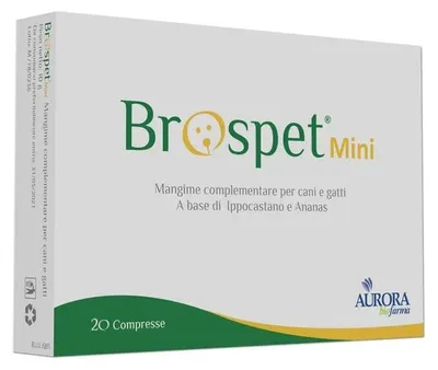 Imagen del producto de BROSPET MINI, 20 comprimidos