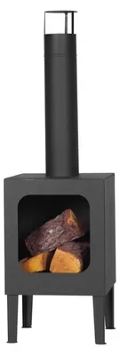 Produktbild von GARDENER 200-1 Gartenkamin Kamin Terrassenofen unlackiert 35x35 cm