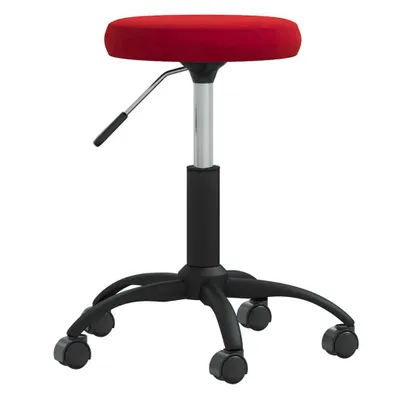 Immagine prodotto di vidaXL Sedia da ufficio girevole in velluto rosso vino