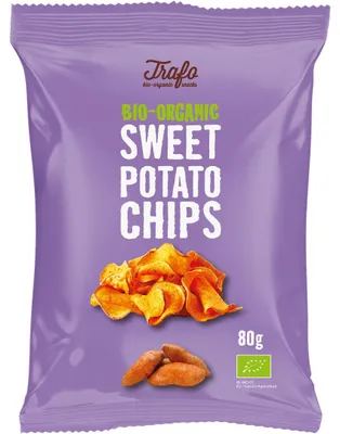 Productafbeelding van Trafo Chips zoete aardappel (80 gr)