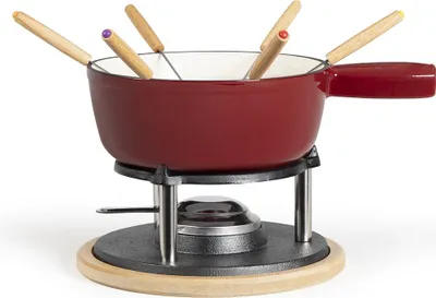 Produktbild von Fondue-set 6 gabeln rot Livoo MEN390RC