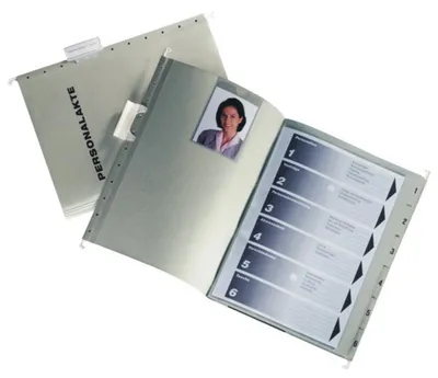 Obrázok produktu pre LEITZ 300410085 LEITZ Personalmappen Personalakte grau, 15 St.