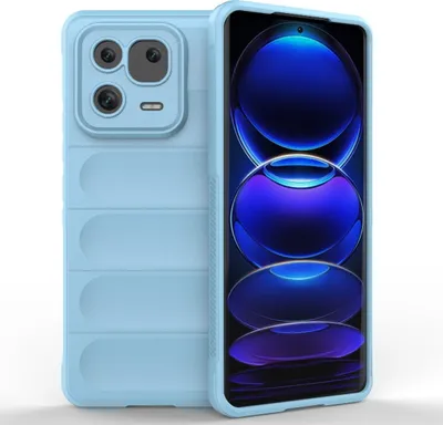 Produktbild von Mobigear Bumpy  Xiaomi 13 Pro Hülle Flexibles TPU Backcover - Blau