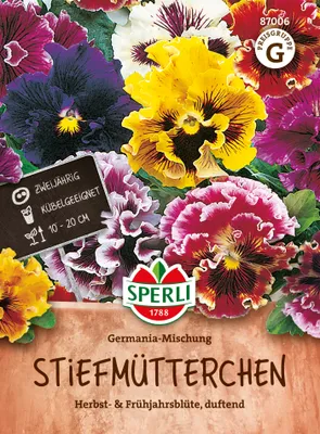 Produktbild von SPERLI Stiefmütterchensamen Germania 60 Pflanzen