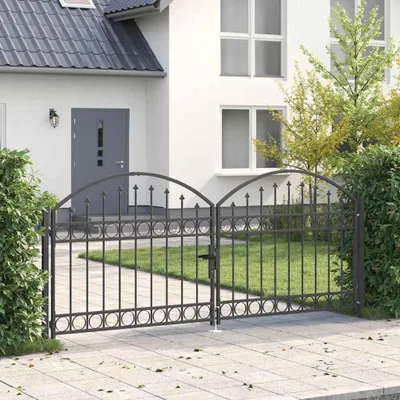 Immagine prodotto di Cancello per recinzione ASSEN 301 x 175,5 cm Acciaio Grigio