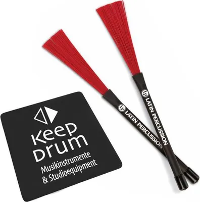 Zdjęcie produktu dla Latin Percussion LP-CCB Szczotki do cajonu z podkładką do siedzenia
