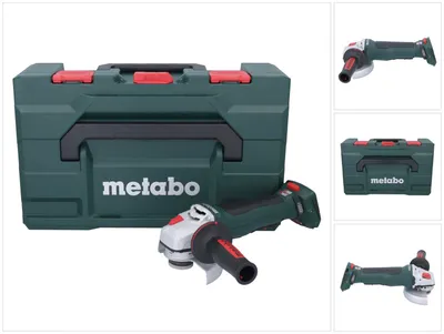 Obrázek produktu pro Metabo WPB 18 LT BL 11-125 Quick akumulátorová úhlová bruska 18 V 125 mm bez kartáčů + metaBOX ( 613059840 ) - bez akumulátoru, bez nabíječky