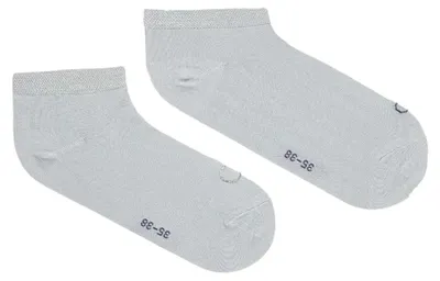 Image de Calvin Klein - Chaussettes pour femmes (lot de 2) NA719 (38 EU - 42 EU) (bleu clair)