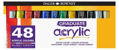 Obrázek produktu pro DALER ROWNEY Graduate sada akrylových barev 48 x 22 ml