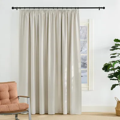 Obrázok produktu pre Zatemňovacia záclona, termoizolačná, svetlo béžová, výška 220 cm, šírka 300 cm