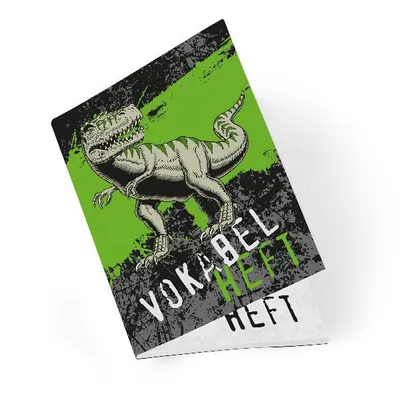 Produktbild von itenga Vokabelheft T-Rex DIN A5, 56 Seiten 100g Naturpapier
