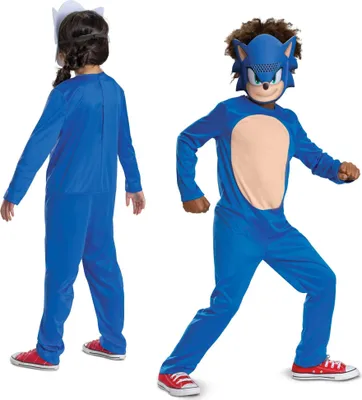 Produktbild von Sonic Karnevalskostüm für Jungen Mädchen Igel Kostüm 125-135 cm (7-8 Jahre)