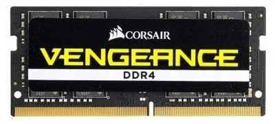 Imagen del producto de Módulo SO-DIMM de 16 GB, DDR4-2666 (negro, modelo CMSX16GX4M1A2666C18, marca Vengeance)