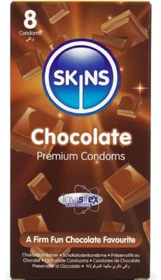 Immagine prodotto di Skins - Preservativi Premium Al Cioccolato Confezione Da 8