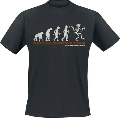 Produktbild von Social Distortion T-Shirt Herren Evolution schwarz M