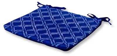 Immagine prodotto di Set di 4 cuscini per sedie 35x35x3 cm motivo nautico blu