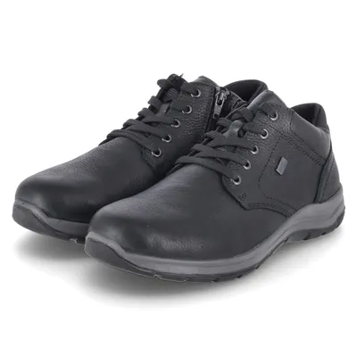 Produktbild von Rieker Herren Winterschuhe/ Halbschuhe Schwarz Leder Synthetik wasserfestGröße:45