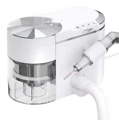 Imagen del producto de Taladro con broca, con aspirador integrado, potente, color blanco