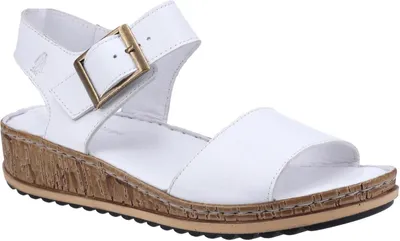 Image de Hush Puppies - Sandales pour femmes "Ellie", cuir FS7965 (39,5 EU) (Blanc)