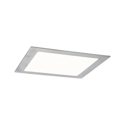 Immagine prodotto di Set di faretti a incasso Paulmann Premium, modello a pannello, quadrati, con LED, 1x14W, 2700K, 16VA, 230V/350mA, dimensioni 220mm, in ferro