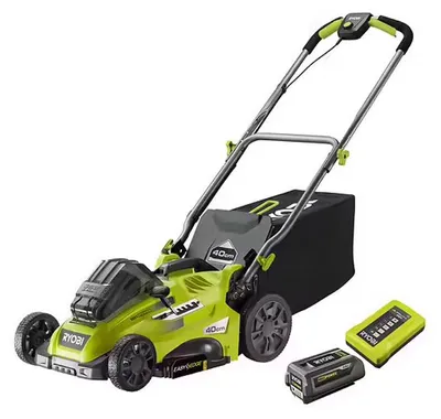Image de Tondeuse poussée RYOBI RLM36X41H50G 36V Ø40 cm ramassage et mulching avec 1x5Ah et chargeur 1,7A
