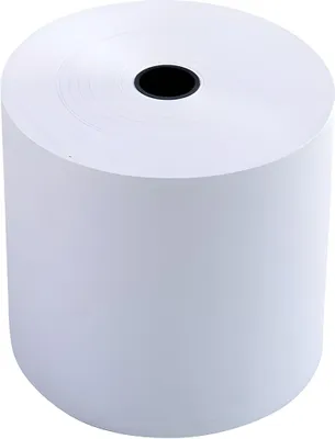 Produktbild von Addirolle für Kassen 76mmx55m, Ø80mm 1-lagig weiß 1 Stange = 10 Rollen
