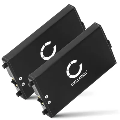 Image de subtel 2x Batterie pour Console de jeux Compatible avec Nintendo DS, NTR-001 - (800mAh, 3.7V)