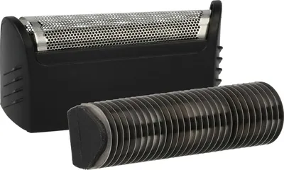 Produktbild von vhbw Kombi-Pack Scherteil kompatibel mit Braun 2560, 2540, 2540s, 2040, 2060, 2035, 5459, 5461 Elektrorasierer, Folie + Messerblock, schwarz/silber