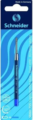 Produktbild von Schneider Kugelschreiber Mine Slider 755 M blau, Blisterkarte mit 1 Stück