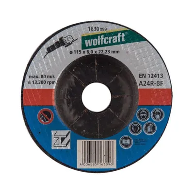 Image de wolfcraft 1 disque à ébarber gek. ø115x6x22,2mm