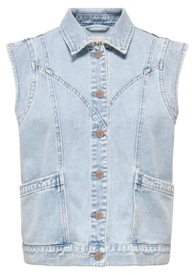 Productafbeelding van ALLEEN: Onlkennedy, model Sl, vest, kleur Dnm, merk Noos
