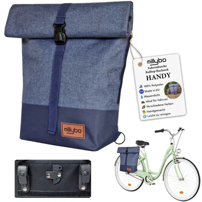 Produktbild von MILLYBO HANDY – Fahrradtasche und Rolltop-Rucksack 270.004