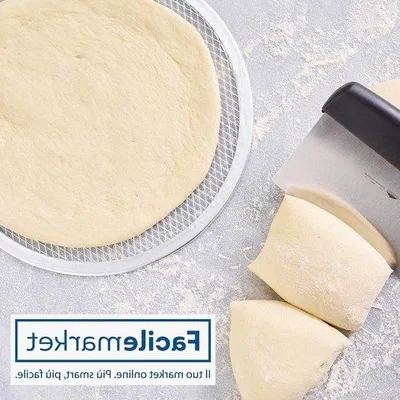 Productafbeelding van Aluminium Vlamverdeler 33 cm voor Pizza en Brood - Perfect Bakresultaat
