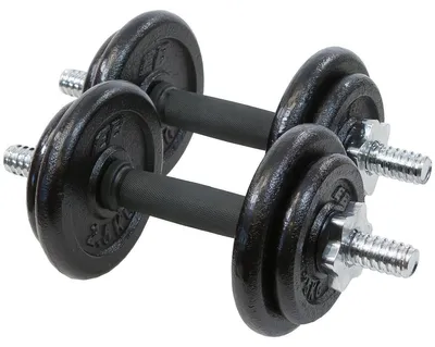 Produktbild von 19-kg-Gusseisenhantel (2 x 9,5 kg) im ENERO FIT-Koffer