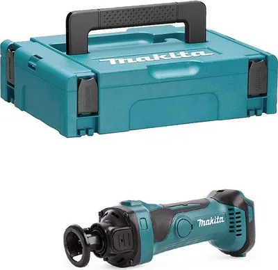 Produktbild von 18 V Li-Ion Akku-Gipskartonfräse mit 6,35 mm Ø (nur Maschine) im MAKPAC 1 Koffer - MAKITA DCO180ZJ