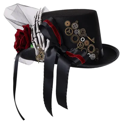 Immagine prodotto di Cappello steampunk unisex con occhiali