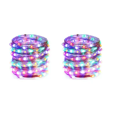 Immagine prodotto di 3x3 m 300 LED tendina luminosa multicolore 8 modalità timer USB telecomando PVC