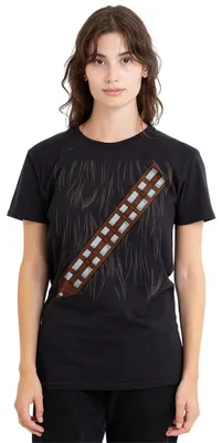 Image de T-shirt pour femme, motif Star Wars Chewbacca, couleur noire, taille XXL