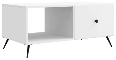 Immagine prodotto di vidaXL Tavolino bianco 90 x 50 x 40 cm Materiale a base di legno