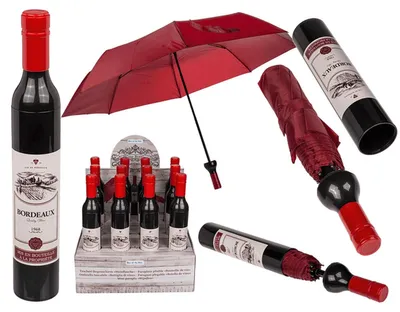 Image de Parapluie "Bouteille de vin rouge".