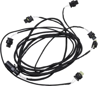 Image de Kit de câbles d'origine Kufatec Adaptateur de faisceau de câbles PLA Capteurs PDC Pare-chocs avant