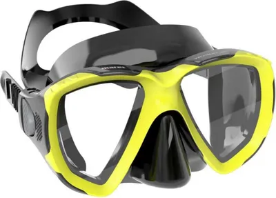 Image de Masque MARES TRYGON JAUNE NOIR