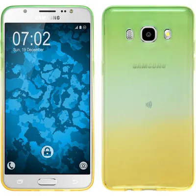Produktbild von PhoneNatic Case kompatibel mit Samsung Galaxy J5 (2016) J510 - Design:03 Silikon Hülle Ombrè + 2 Schutzfolien