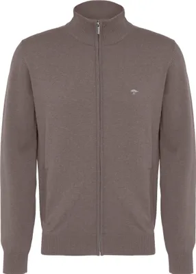 Produktbild von Fynch Hatton - Herren Strickjacke aus reiner Baumwolle (SFPK212), Größe:4XL, Fynch Hatton farbe:brown (860)